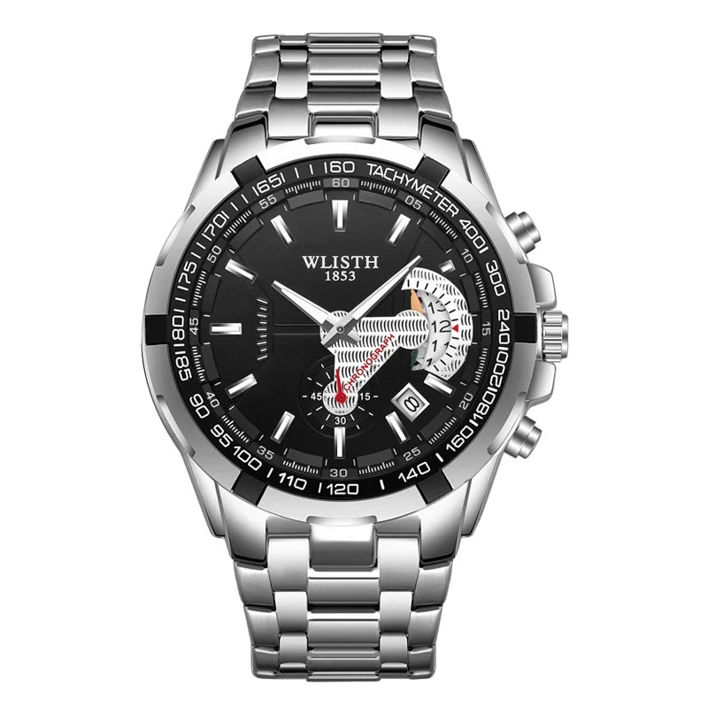 Relógio Masculino Simples e Elegante, Original, Quartz para Negócios Relógios de pulso à prova d'água, luminosos, com data e dia da semana, relógio esportivo masculino.