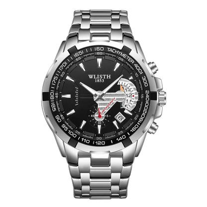 Relógio Masculino Simples e Elegante, Original, Quartz para Negócios ﻿   Relógios de pulso à prova d'água, luminosos, com data e dia da semana, relógio esportivo masculino.